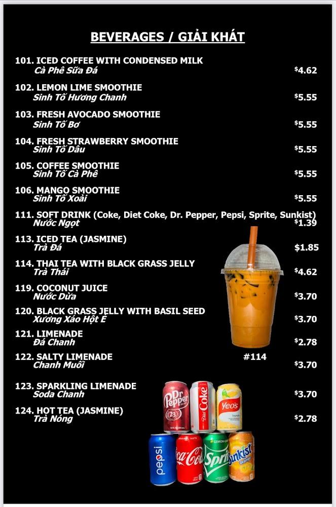 Phở Thiên Ý Menu image 3